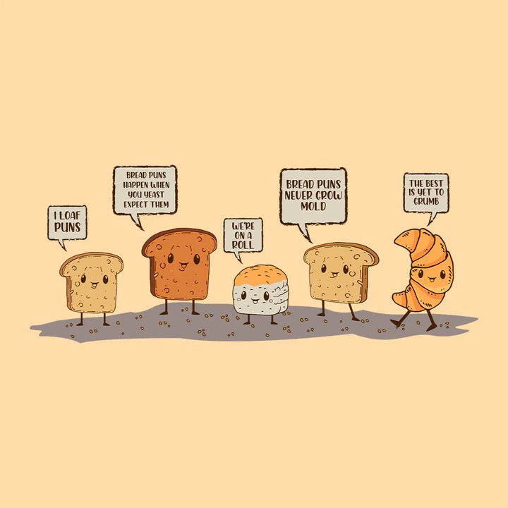 "Funny Bread Pun Bakery Humor" T-Shirt: The Perfect Blend of Fun and Style