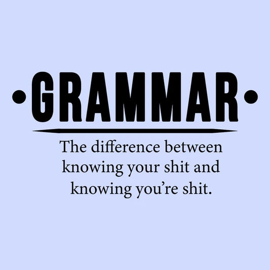 Celebrate Your Love for Language with the "Grammar Punctuation Pun" T-Shirt