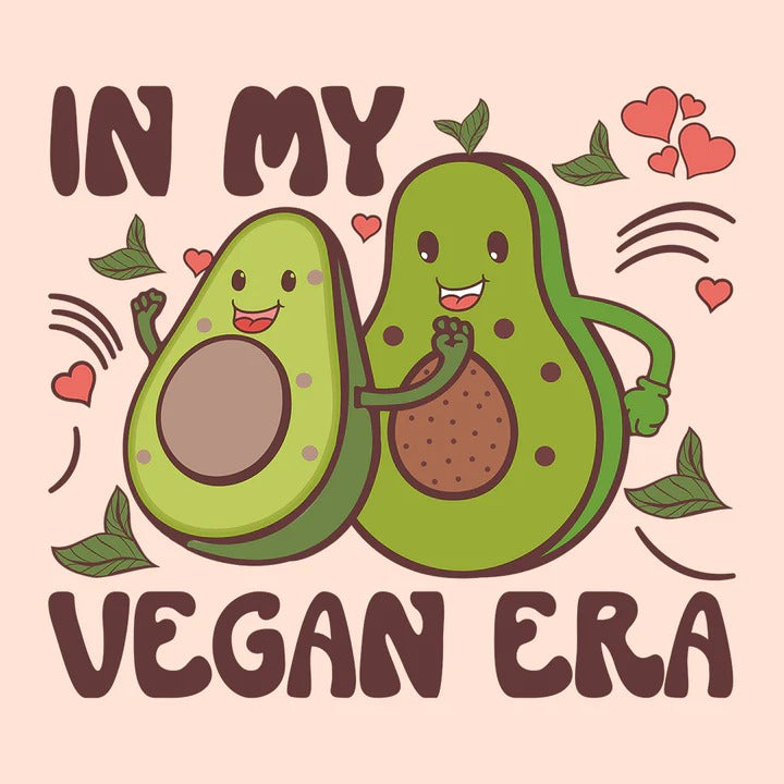 "Embrace Your Plant-Based Journey with the 'In My Vegan Era Funny Avocado' T-Shirt"
