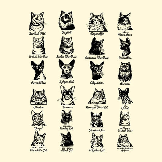 Celebrate Music and Feline Love with the Taylor Swift Vintage Cats Breeds T-Shirt
