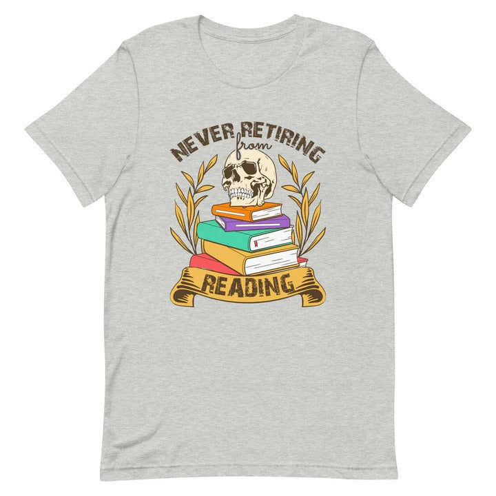 Embrace Your Love for Reading with the "Reading Skeleton" T-Shirt