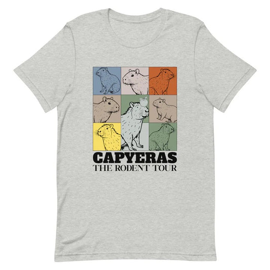 Rock Your Style with the "Capyeras The Rodent Tour" T-Shirt