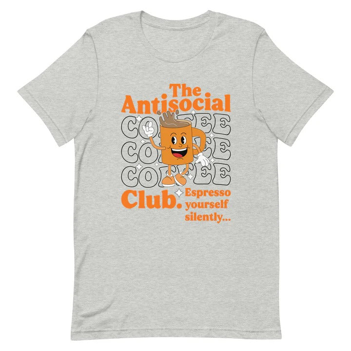 Embrace Your Unique Style with the Antisocial Coffee Club T-Shirt