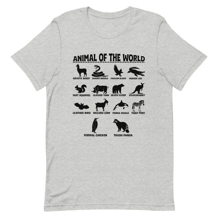 Celebrate Wildlife with the "Animals of the World" T-Shirt