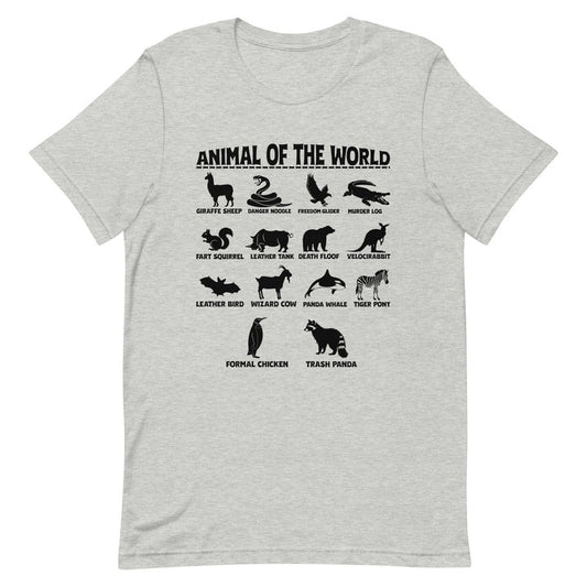 Celebrate Wildlife with the "Animals of the World" T-Shirt