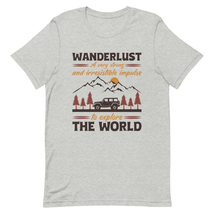 Embrace Your Adventurous Spirit with the "Camping & Hiking Wanderlust" T-Shirt