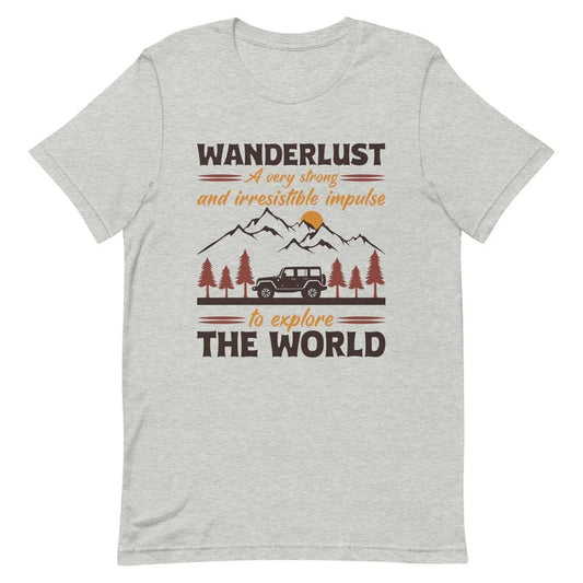 Embrace Your Adventurous Spirit with the "Camping & Hiking Wanderlust" T-Shirt