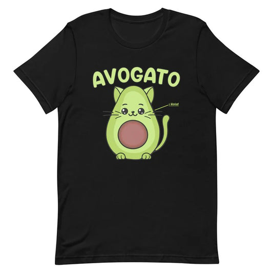 Add a Dash of Whimsy to Your Wardrobe with the "Avocado Cat Avogato" T-Shirt