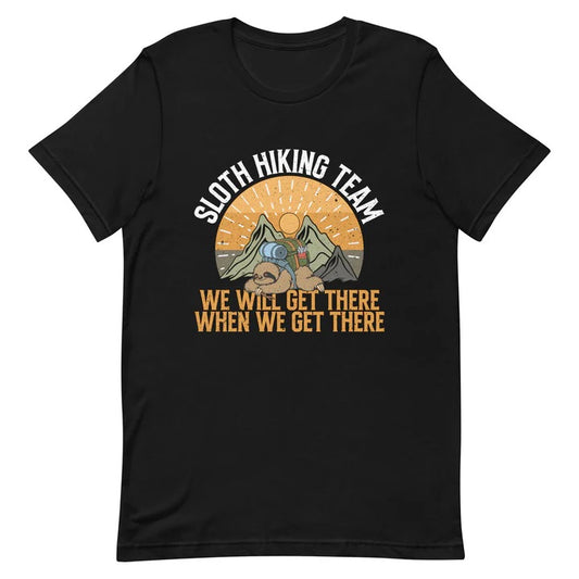 Join the Fun with the "Sloth Hiking Team" T-Shirt