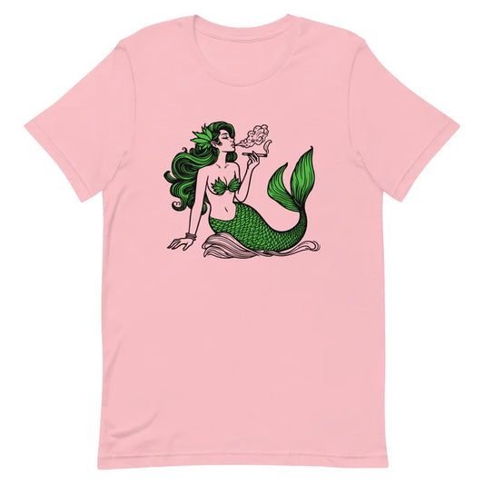 Unleash Your Unique Style with the "Mermaid Smoking Weed Joint" T-Shirt