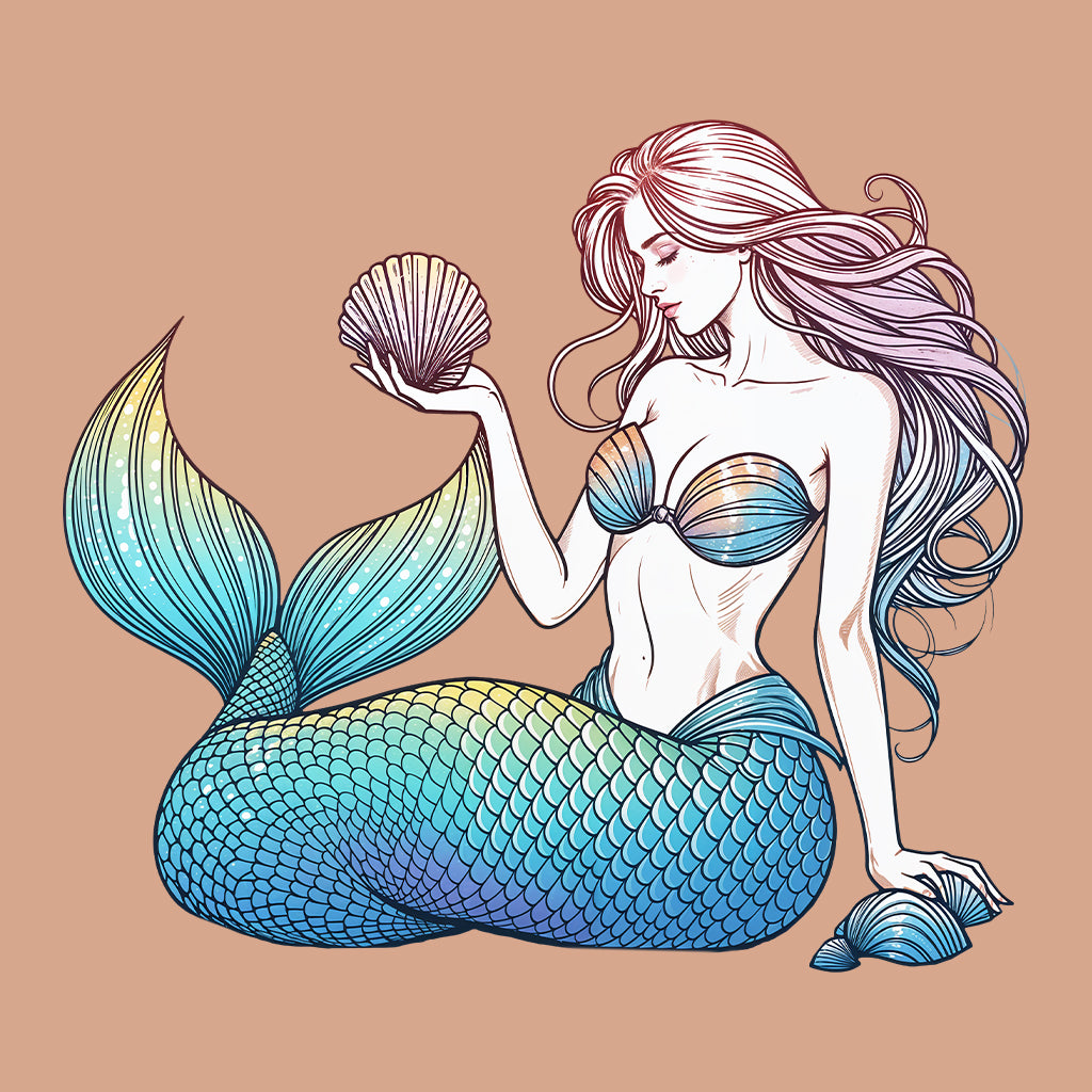Mermaid Sea Shell Ocean Theme | PRODUCT CODE: SHEALMER