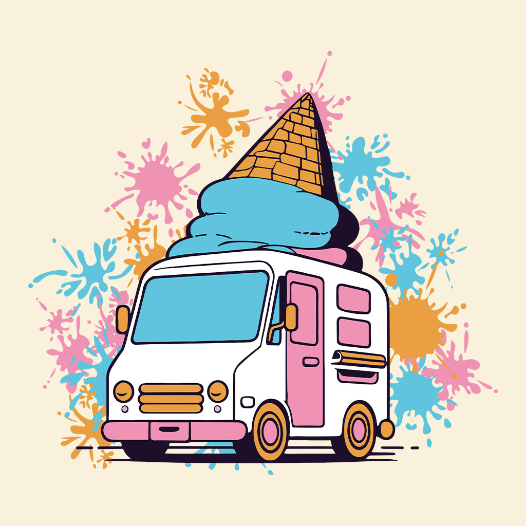 Vintage Ice Cream Cone Truck | PRODUCT CODE: ULTCREMTUR