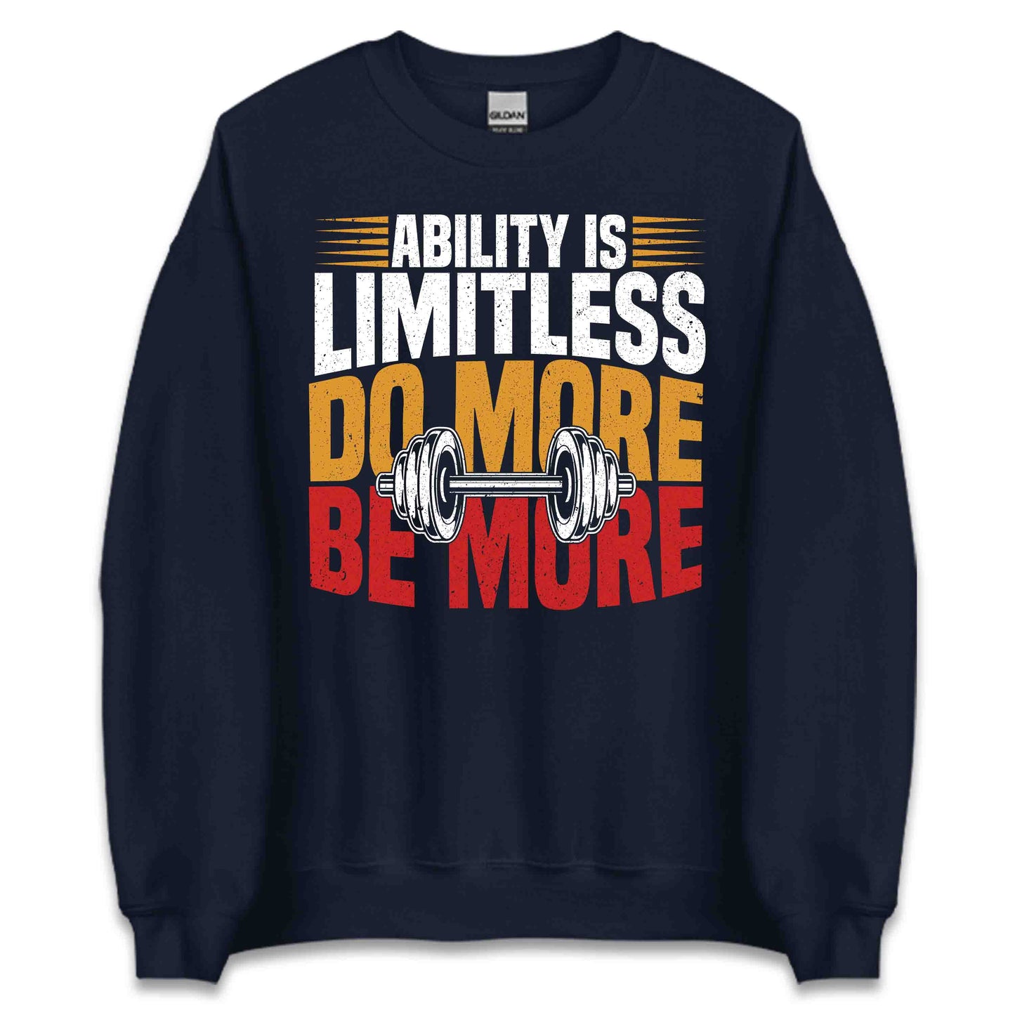 Ability is Limitless Do More Motivational Gym Fitness Inspiration | PRODUCT CODE: ABLTYMSDMREG