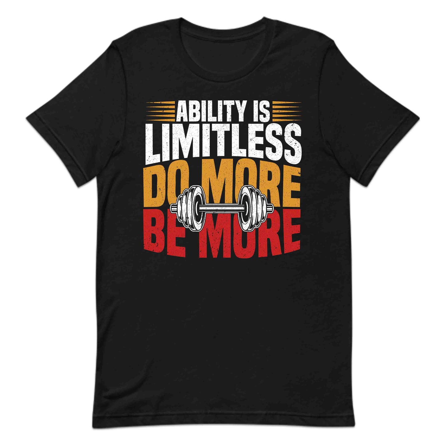 Ability is Limitless Do More Motivational Gym Fitness Inspiration | PRODUCT CODE: ABLTYMSDMREG