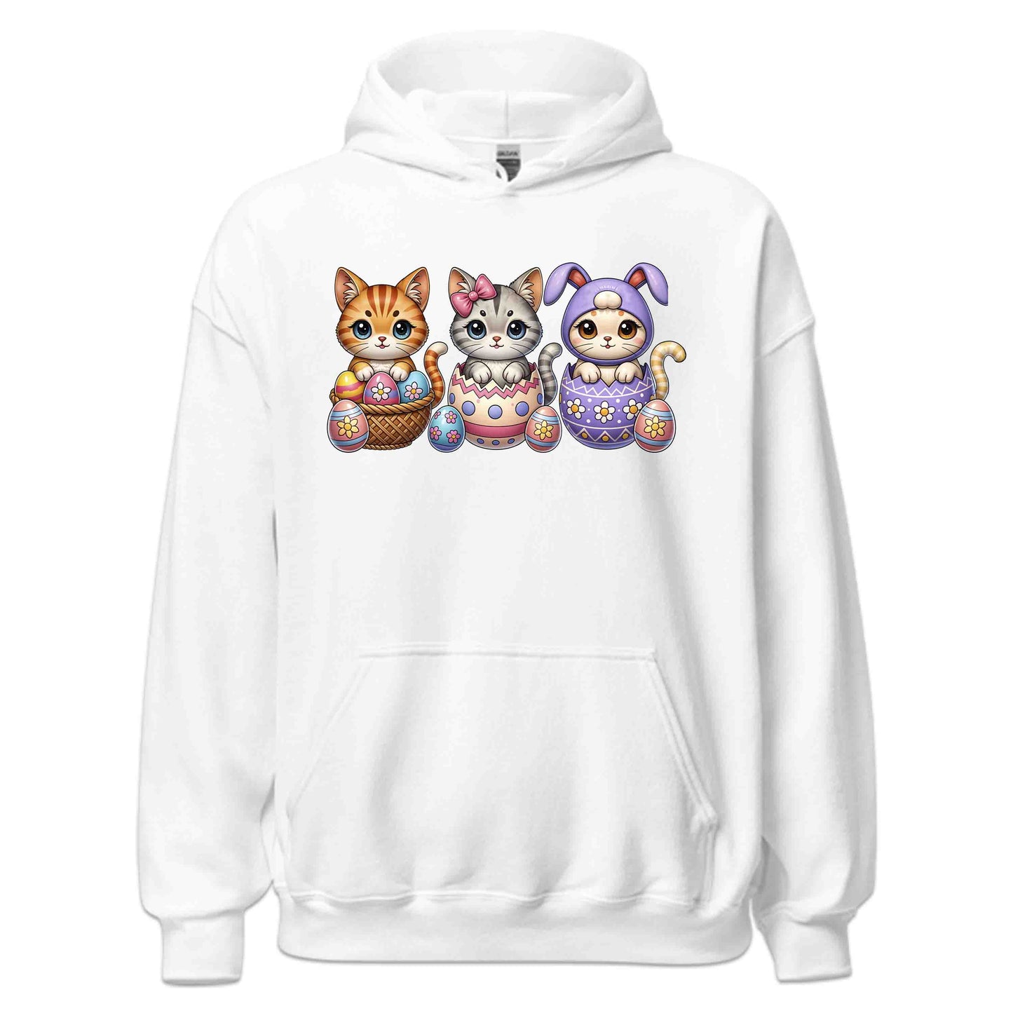 Adorable Easter Cats Cute Kittens in Bunny Costumes Pastel Eggs | PRODUCT CODE: ADBLRESCTKNB