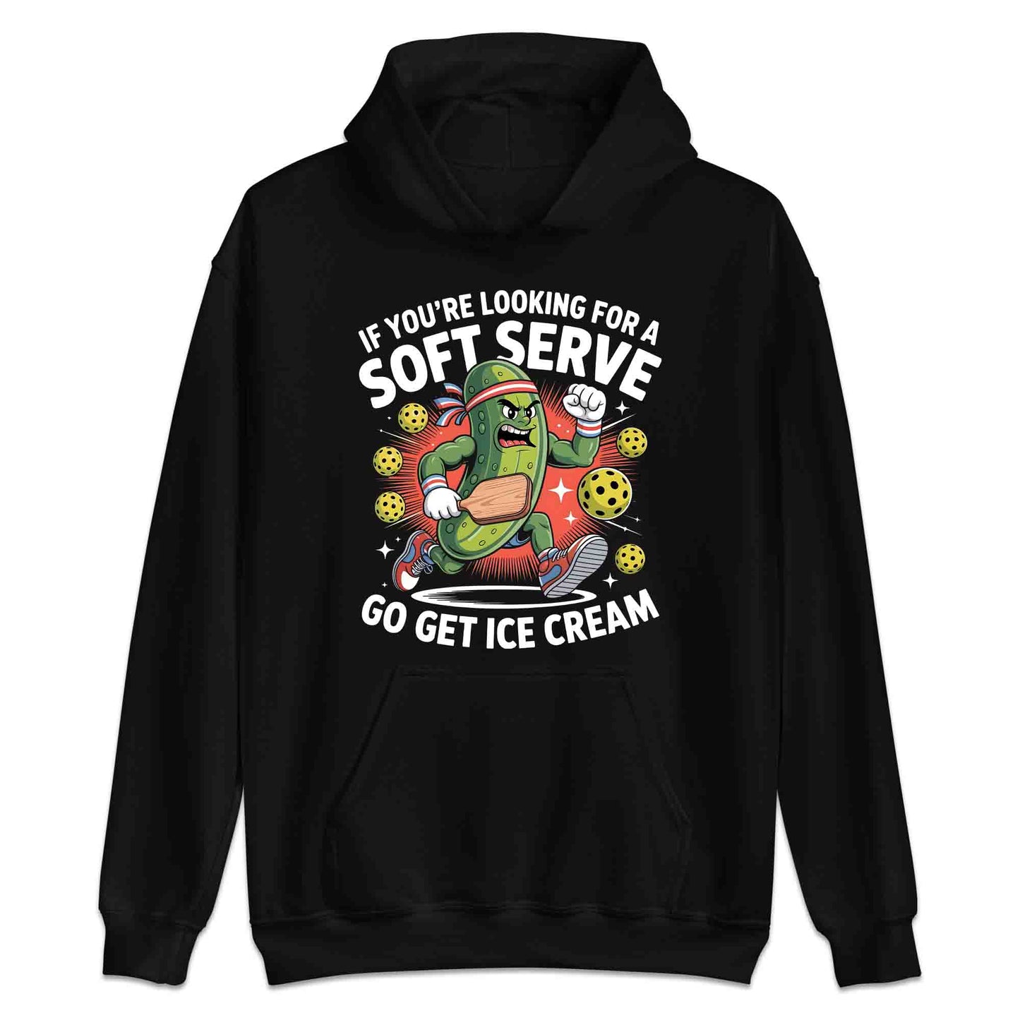 Angry Pickleball T-Shirt, Savage Serve Sweatshirt, Funny Competitive Hoodie | PRODUCT CODE: ADNMBRET