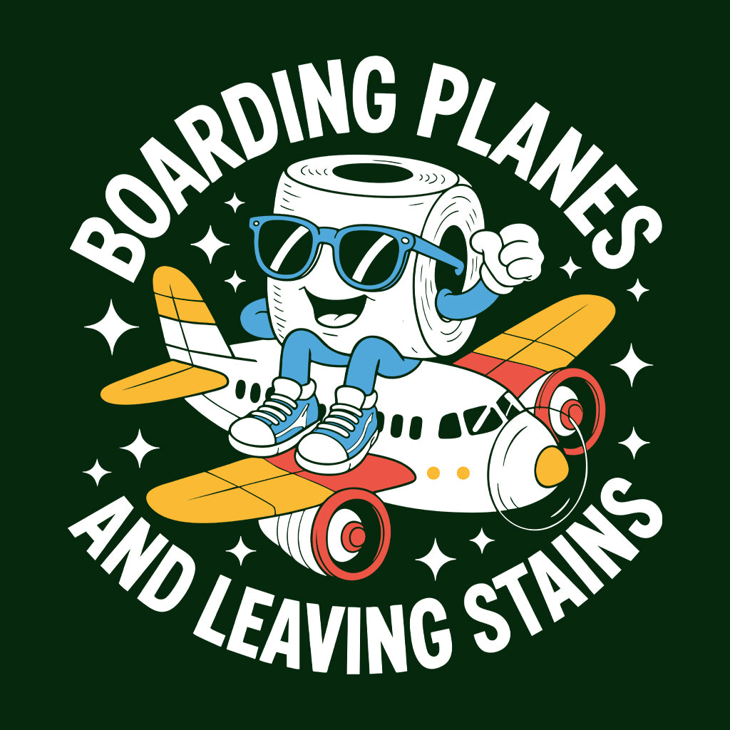 Travel Toilet Paper T-Shirt, Airport Chaos Sweatshirt, Funny Flying Hoodie | PRODUCT CODE: AERHGIYTRIS