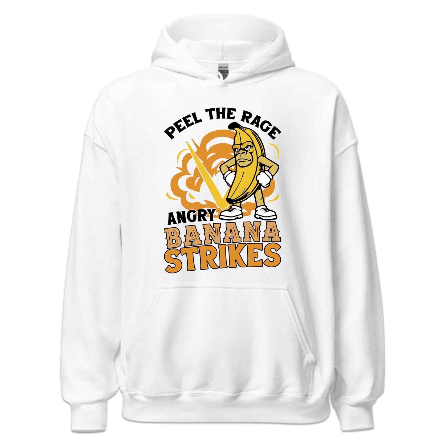 Angry Banana Cartoon Funny Peel the Rage Bnana Quirky Humor | PRODUCT CODE: AGBNRYCTNOPLE