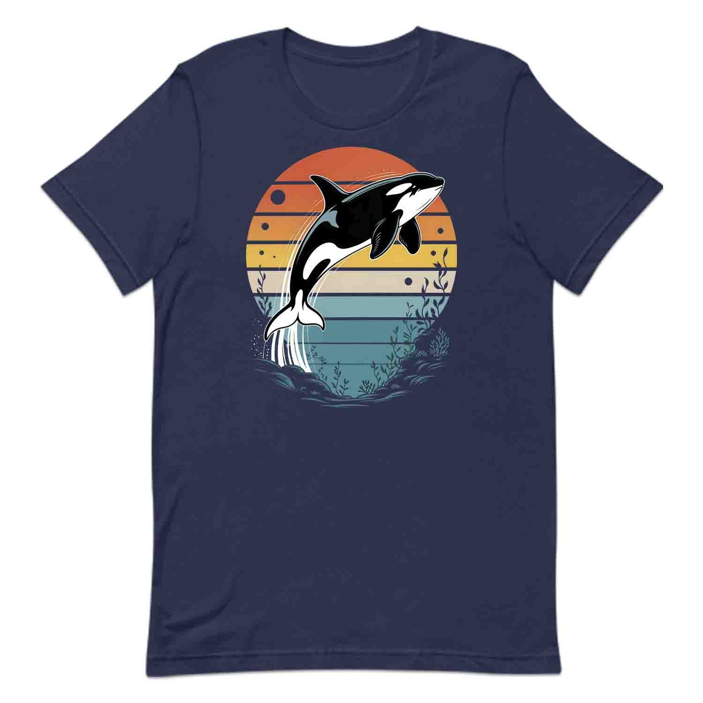 Jumping Orca T-Shirt, Vintage Ocean Sweatshirt, Marine Life Hoodie | PRODUCT CODE: AJKWHERKJ