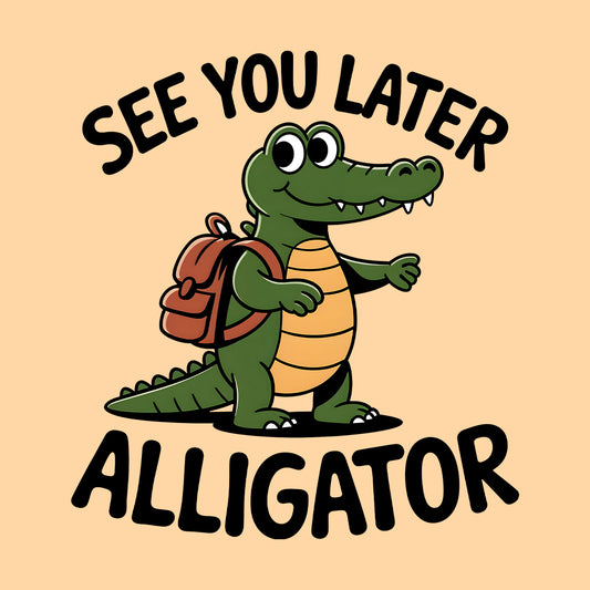 Alligator Goodbye T-Shirt, Teachers & Animal Lovers Sweatshirt & Hoodie | PRODUCT CODE: ALFGERTNAD
