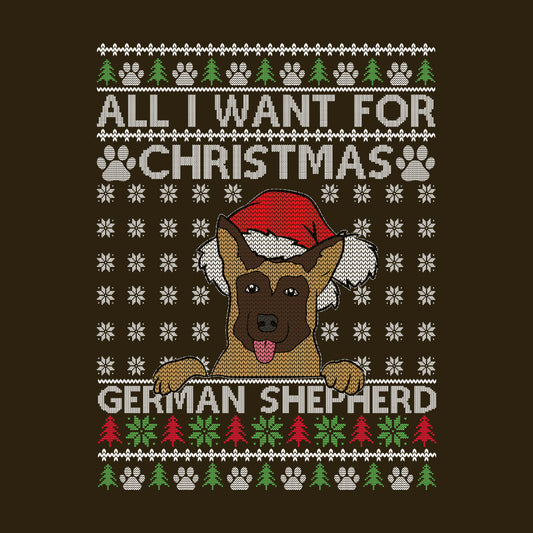 All I Want For Christmas is My German Shepherd Ugly Xmas Dog Lover | PRODUCT CODE:ALWNTCHRTGM