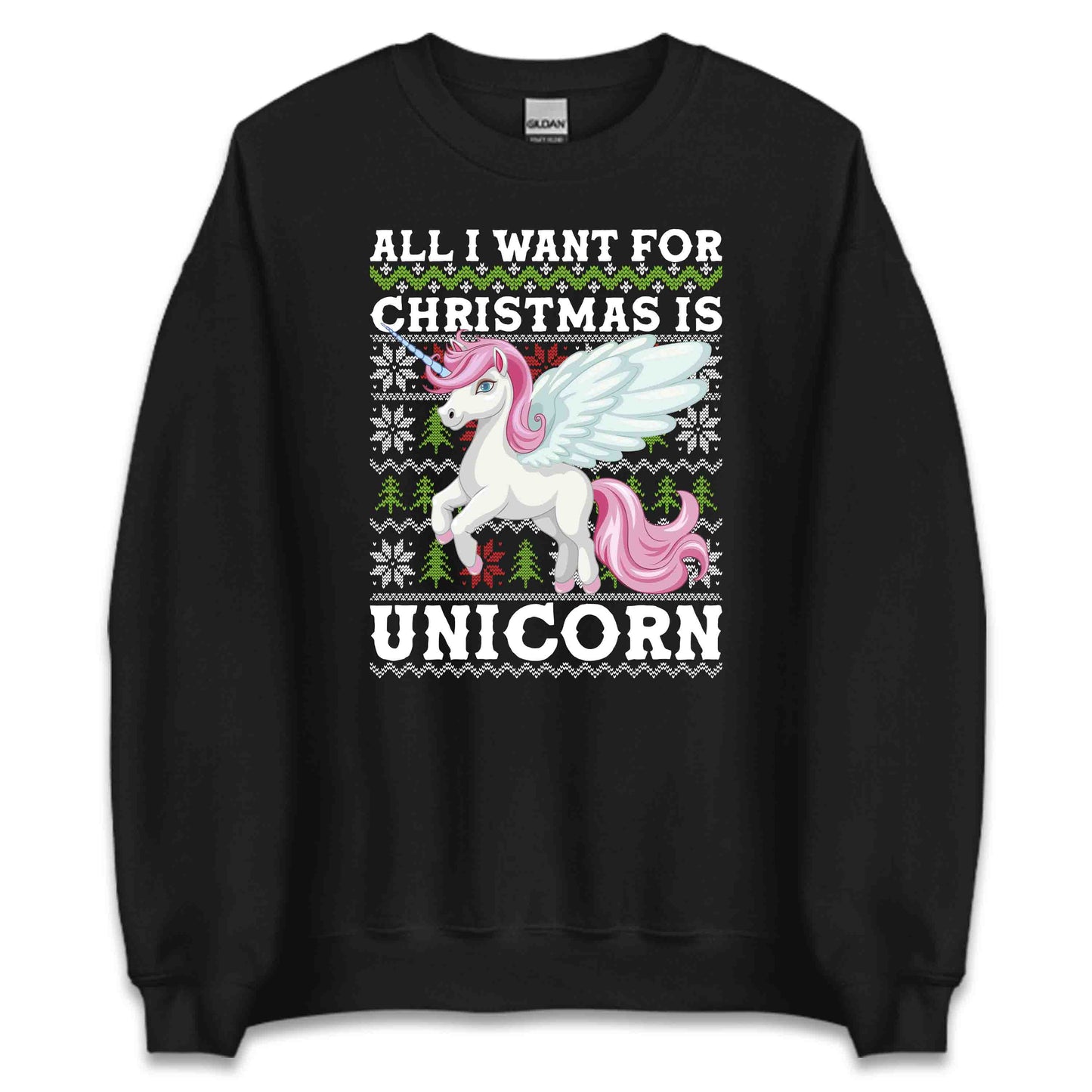 All I Want For Christmas Is Unicorn Ugly Xmas | PRODUCT CODE: ALWNTCHRUNC