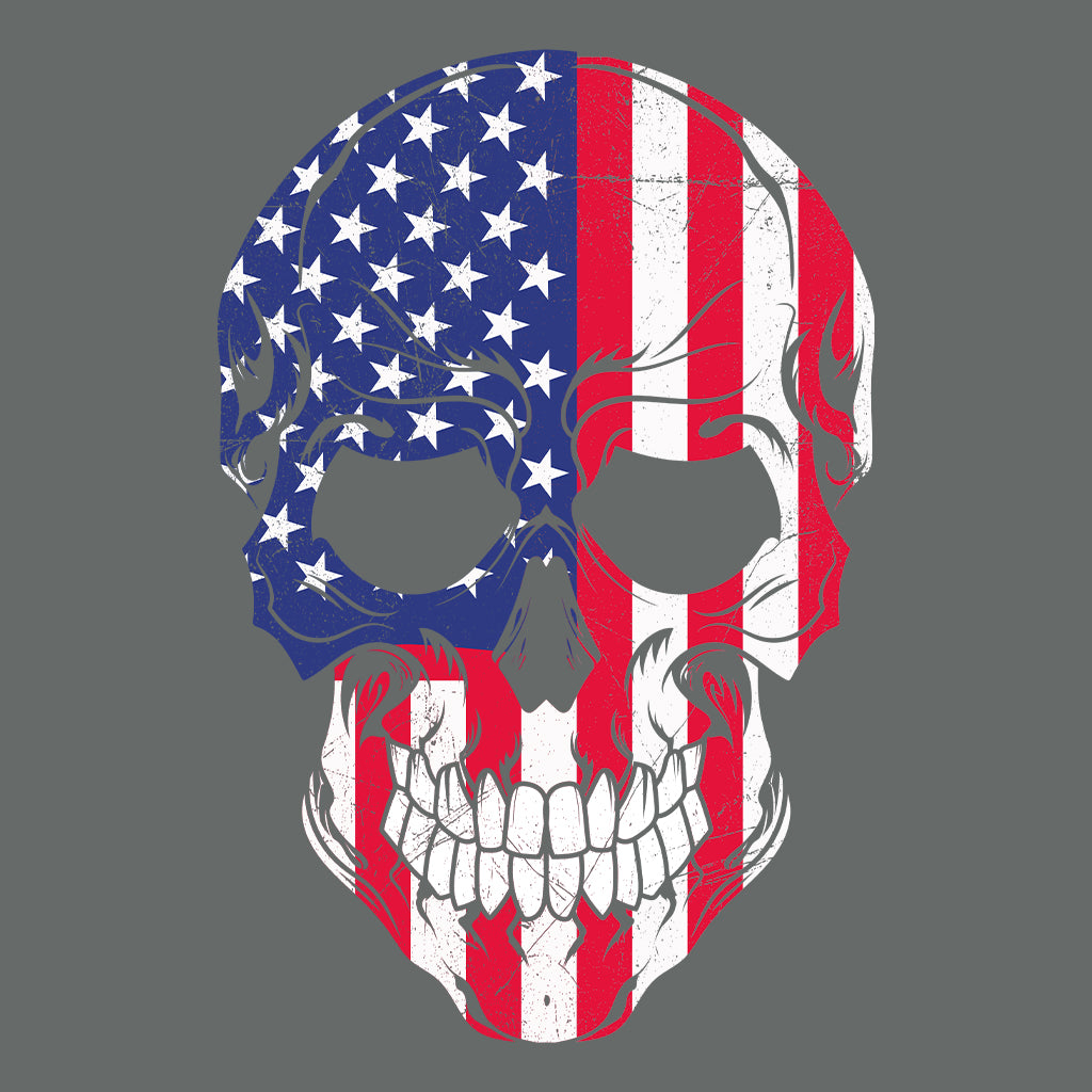 Vintage Distressed American Flag Skull | PRODUCT CODE: AMRCNFLGS