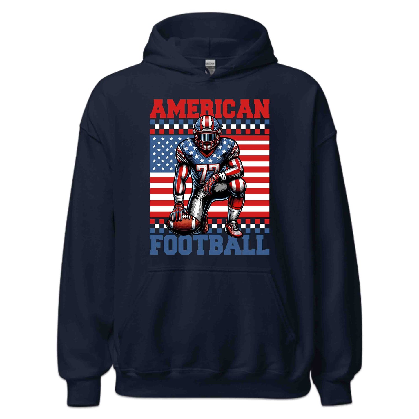 American Football Vintage USA Football Player Patriotic Sports-Inspired | PRODUCT CODE: AMRCNFOTBLPYE