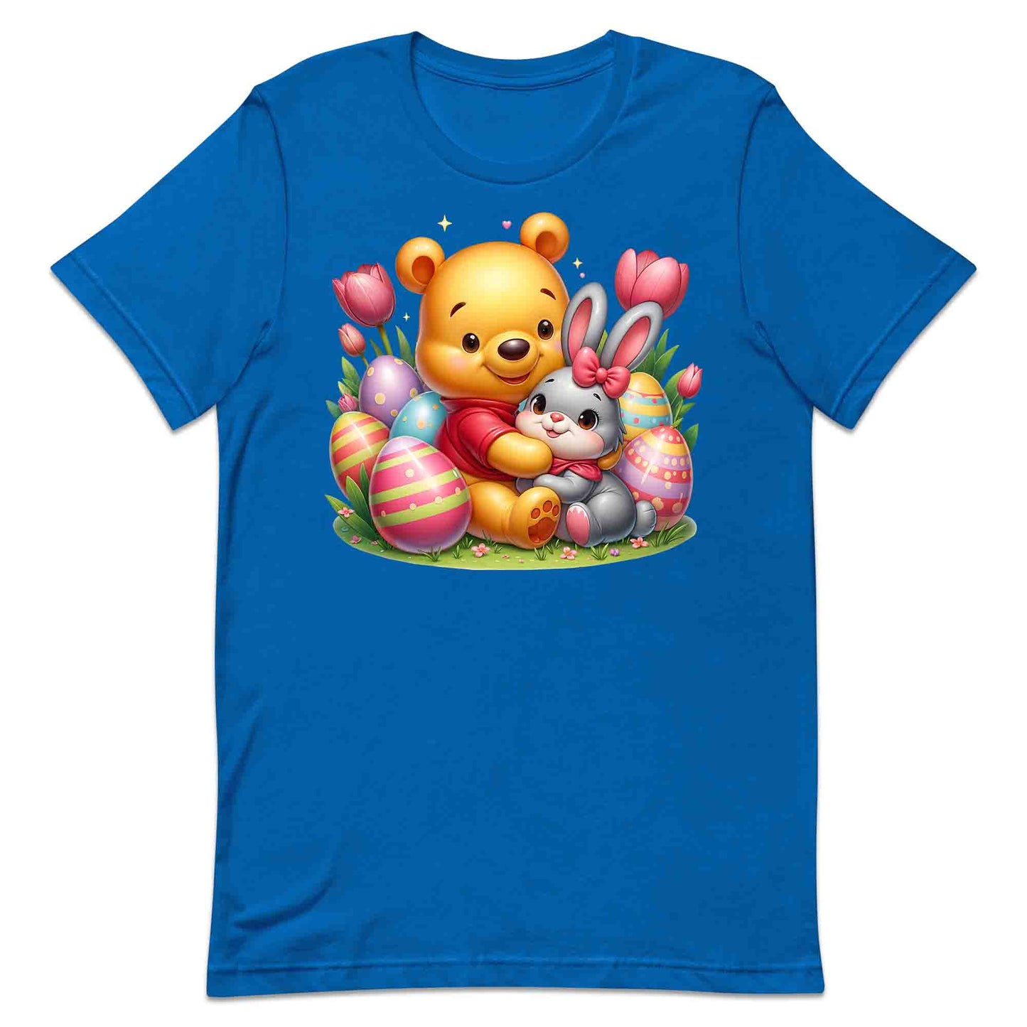 Disney Winnie the Pooh Easter T-Shirt | Sweet Pooh & Bunny Hug Jumper | Eggs & Flowers Hoodie | PRODUCT CODE: ASDNLMXCVOR
