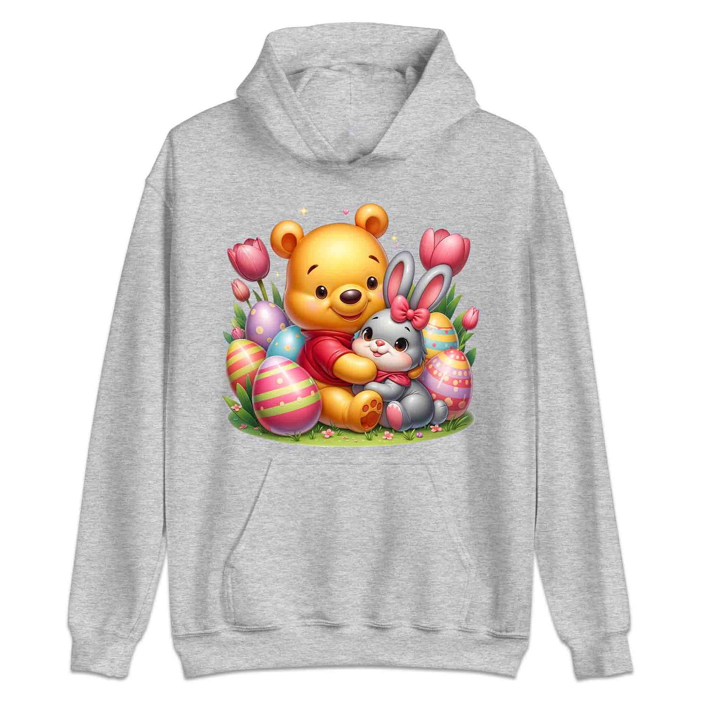 Disney Winnie the Pooh Easter T-Shirt | Sweet Pooh & Bunny Hug Jumper | Eggs & Flowers Hoodie | PRODUCT CODE: ASDNLMXCVOR