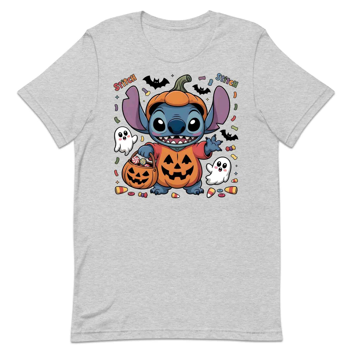 Stitch Pumpkin Costume T-Shirt, Disney Halloween Sweatshirt, Ohana Trick-or-Treat Hoodie | PRODUCT CODE: ASOIWERBU