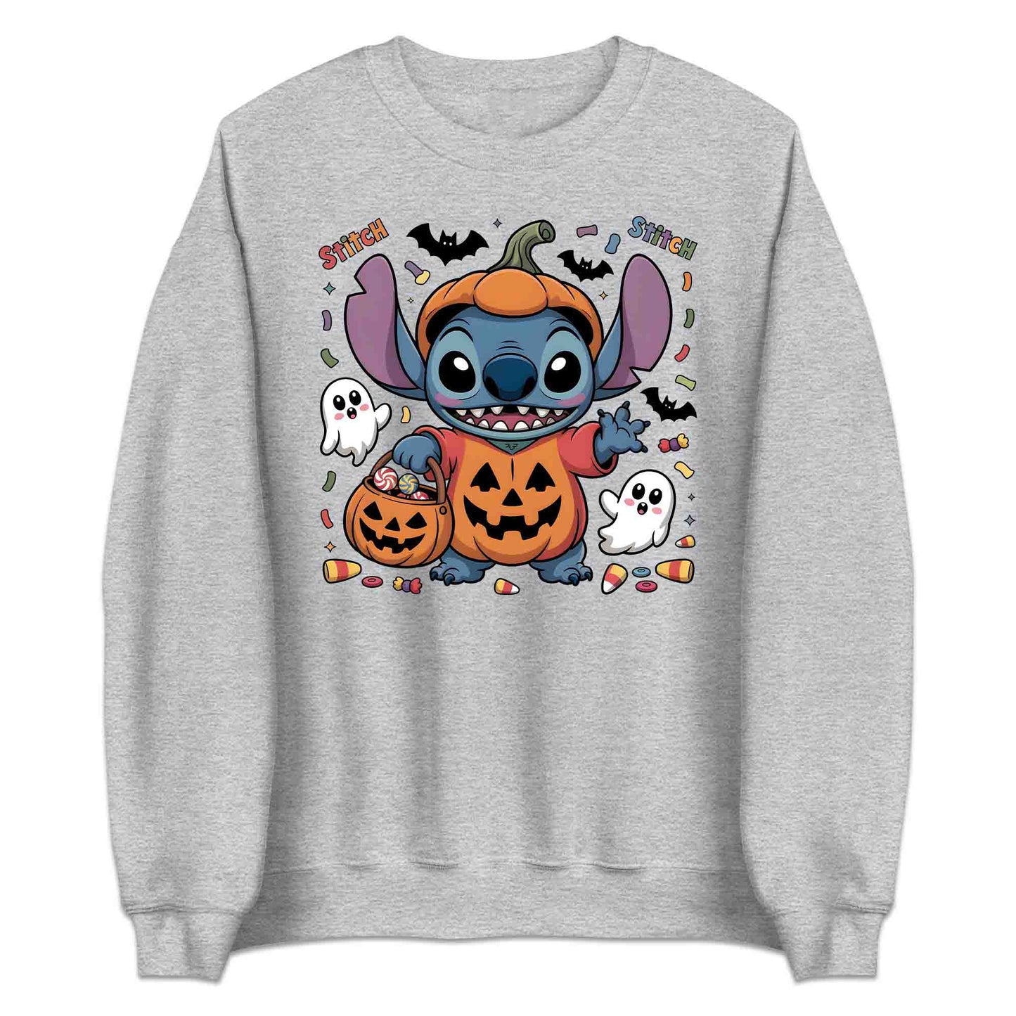 Stitch Pumpkin Costume T-Shirt, Disney Halloween Sweatshirt, Ohana Trick-or-Treat Hoodie | PRODUCT CODE: ASOIWERBU