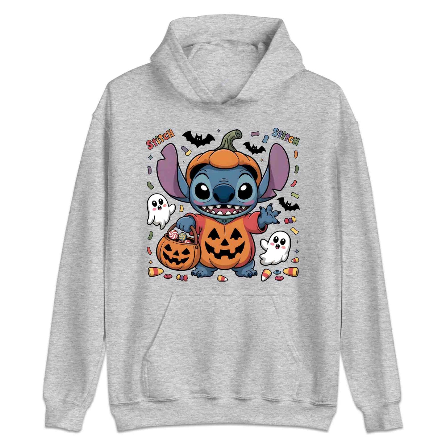 Stitch Pumpkin Costume T-Shirt, Disney Halloween Sweatshirt, Ohana Trick-or-Treat Hoodie | PRODUCT CODE: ASOIWERBU