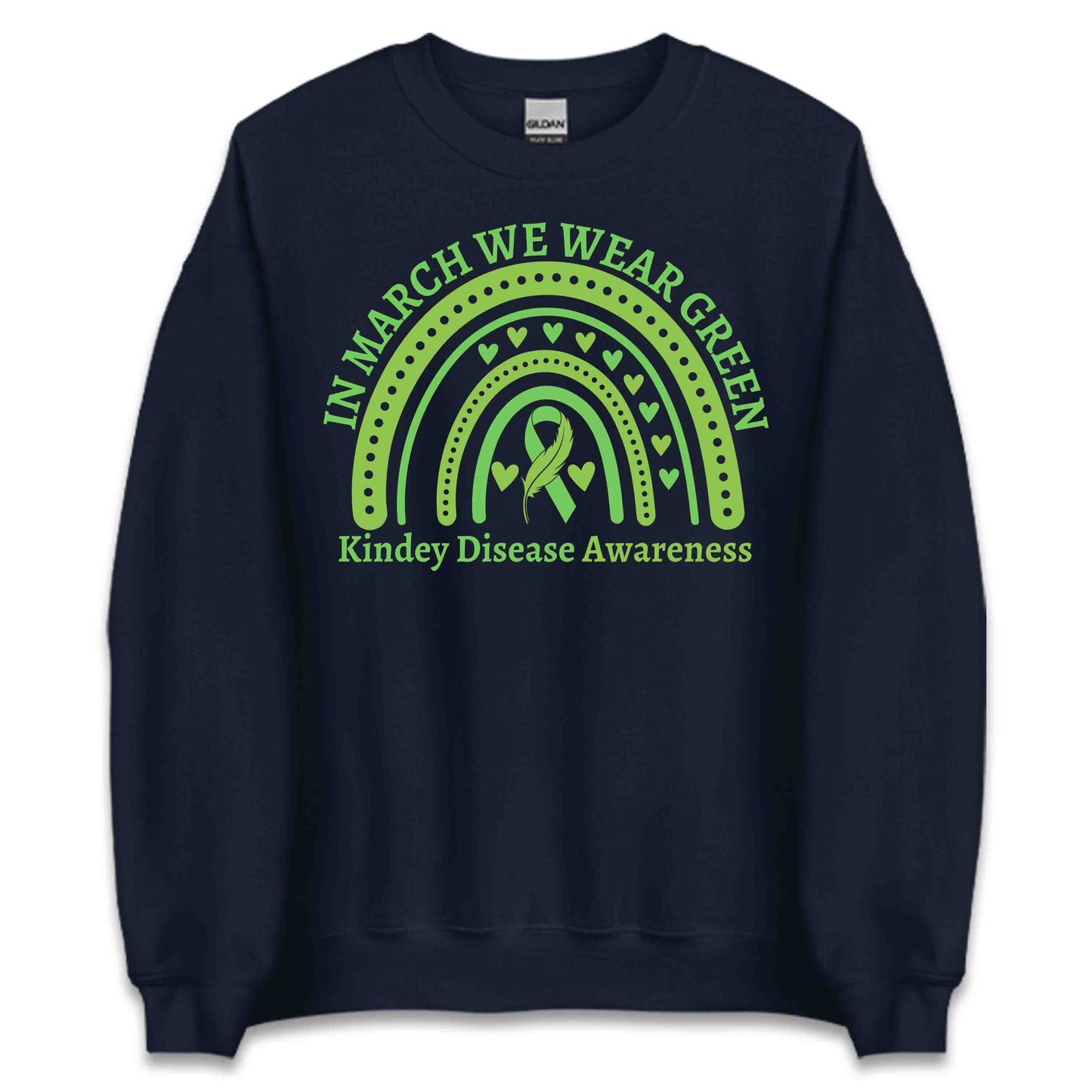 Kidney Disease Awareness In March We Wear Green CKD Fighters | PRODUCT CODE: AWNRKYDSEAGRC
