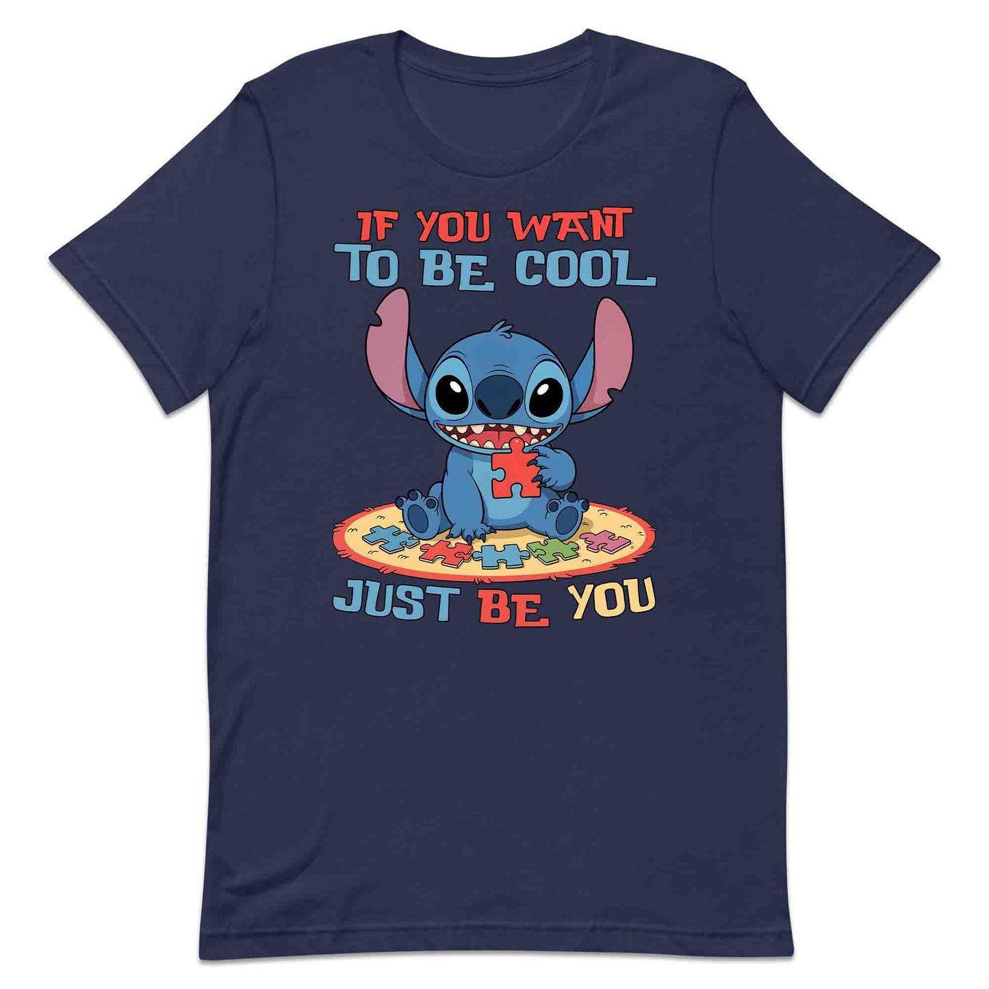 Autism Awareness Stitch T-Shirt | Disney Lilo & Stitch Jumper | Cartoon Puzzle Piece Hoodie | PRODUCT CODE: AYWERBNMOS
