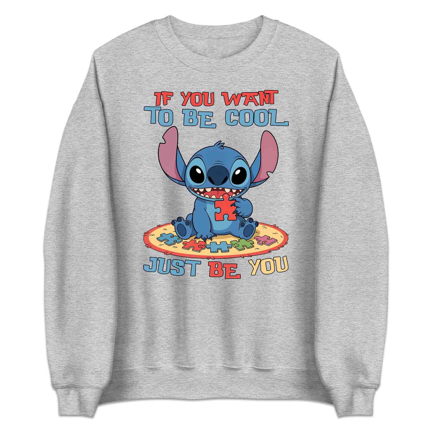 Autism Awareness Stitch T-Shirt | Disney Lilo & Stitch Jumper | Cartoon Puzzle Piece Hoodie | PRODUCT CODE: AYWERBNMOS