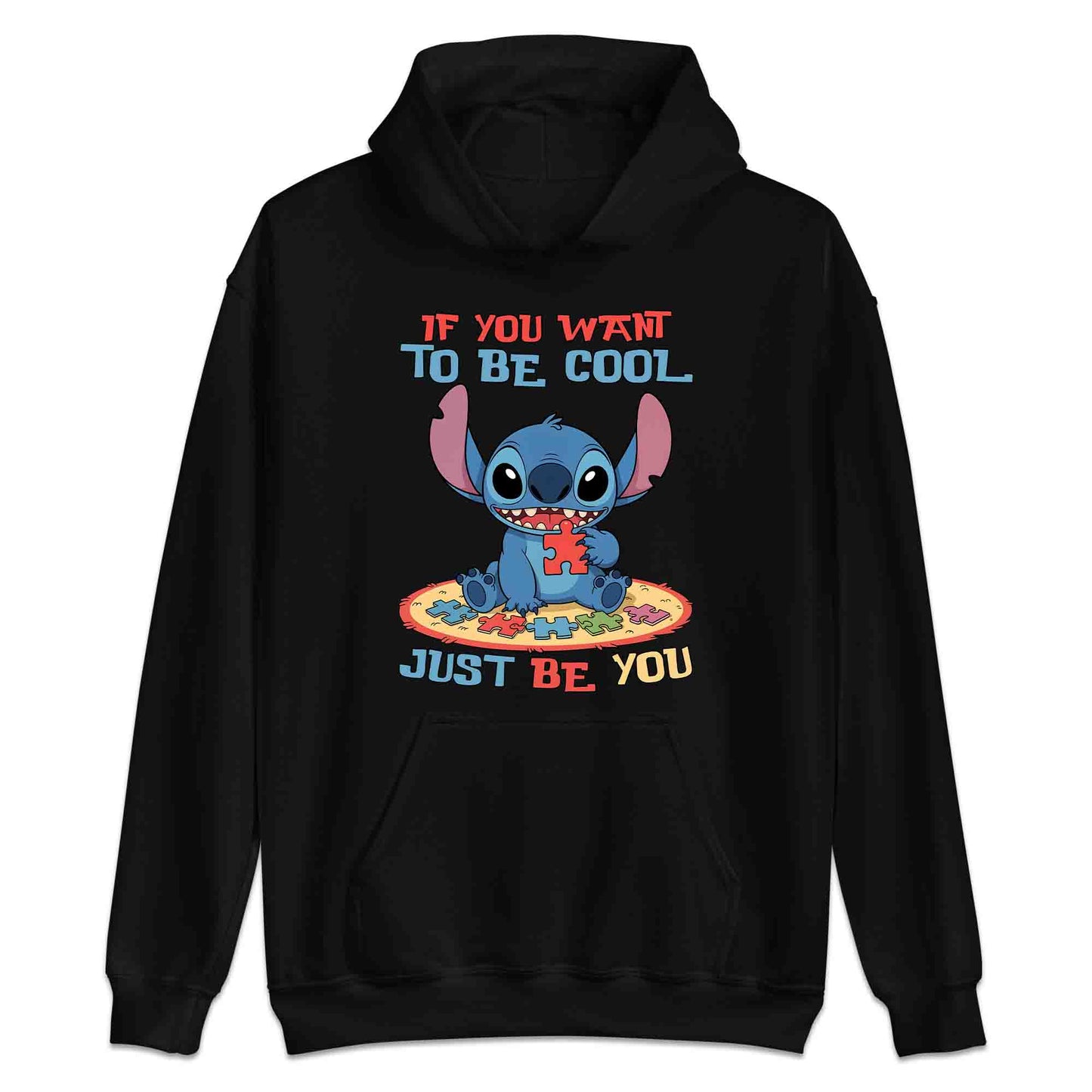 Autism Awareness Stitch T-Shirt | Disney Lilo & Stitch Jumper | Cartoon Puzzle Piece Hoodie | PRODUCT CODE: AYWERBNMOS