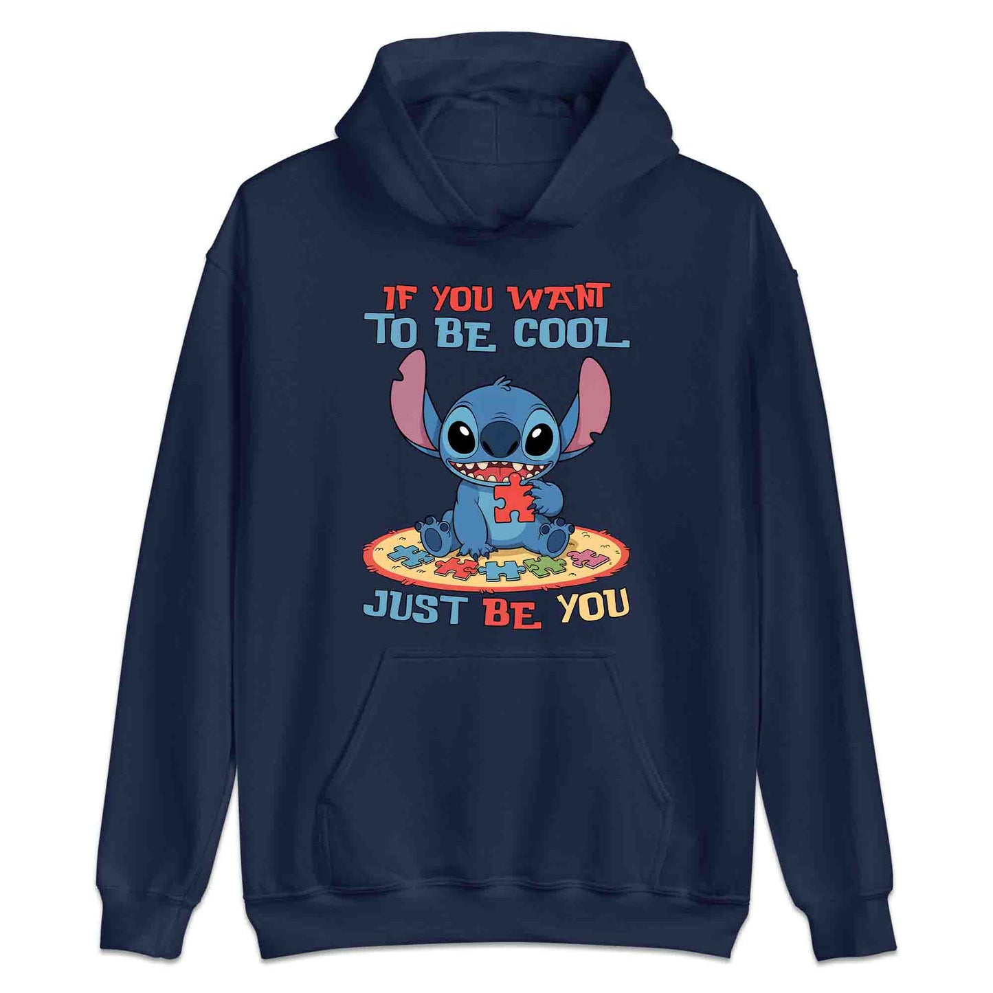 Autism Awareness Stitch T-Shirt | Disney Lilo & Stitch Jumper | Cartoon Puzzle Piece Hoodie | PRODUCT CODE: AYWERBNMOS