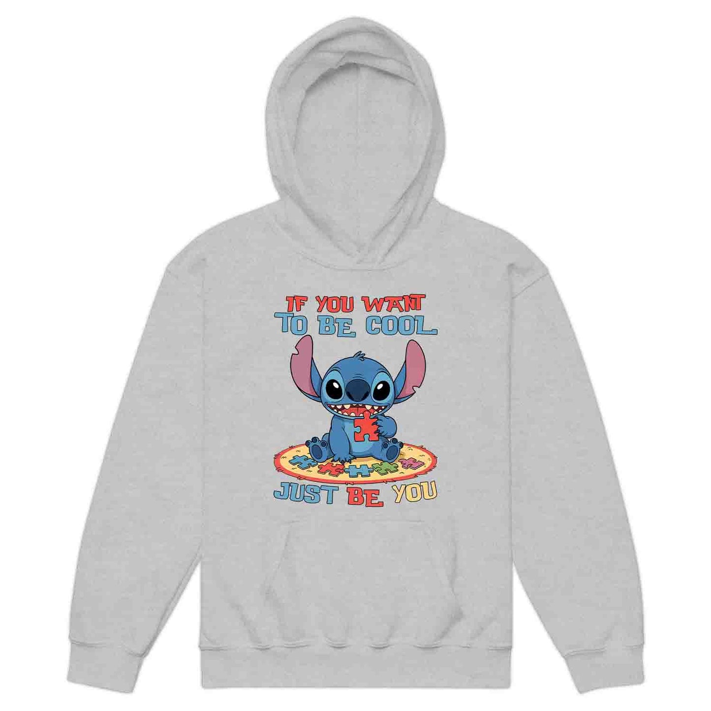 Autism Awareness Stitch Kids T-Shirt | Disney Lilo & Stitch Kids Jumper | Cartoon Puzzle Piece Hoodie | PRODUCT CODE: AYWERBNMOS