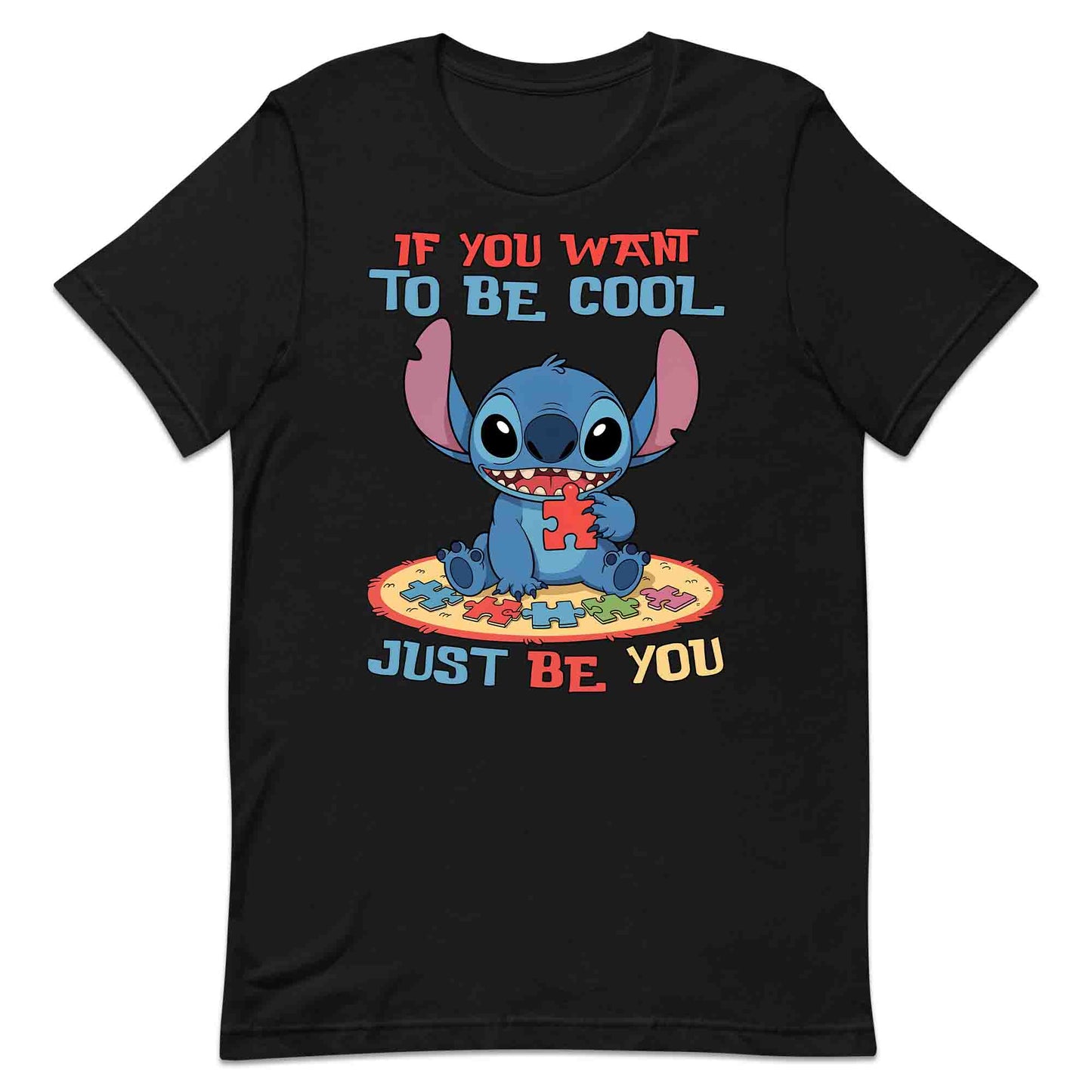 Autism Awareness Stitch T-Shirt | Disney Lilo & Stitch Jumper | Cartoon Puzzle Piece Hoodie | PRODUCT CODE: AYWERBNMOS
