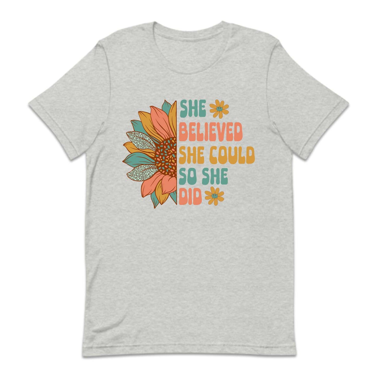 She Believed She Could So She Did Inspirational Quote | PRODUCT CODE: SNFLWRHEBL