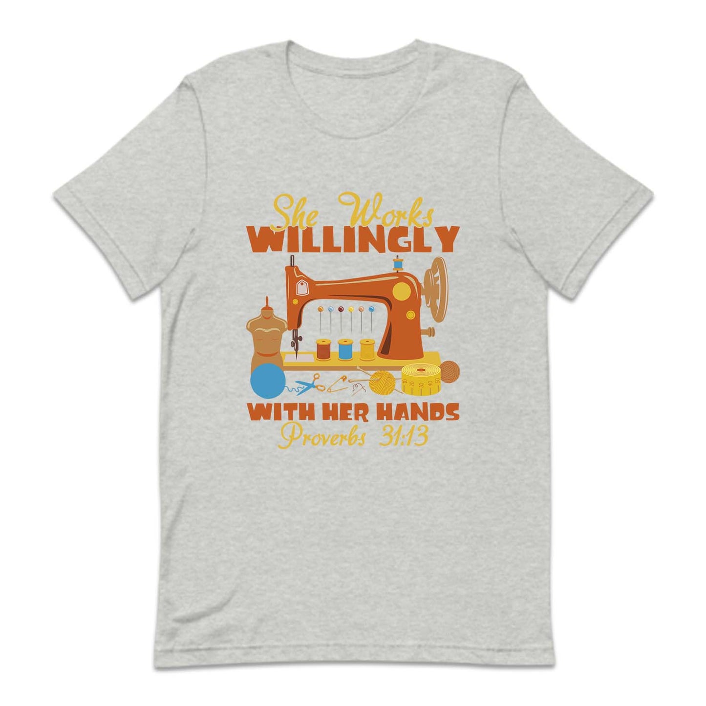 She Works Willingly With Her Hands Sewing Machine | PRODUCT CODE: SWLNGYHRN