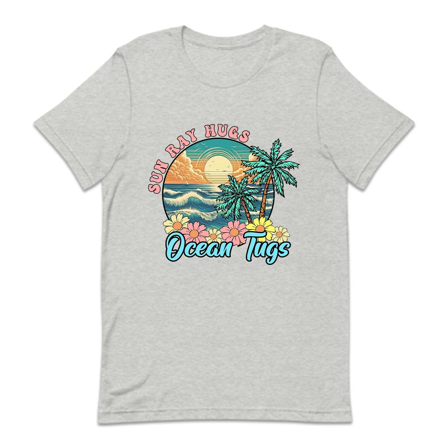 Retro Summer Sun Ray Hugs Ocean Tugs | PRODUCT CODE: SNRYHGOC