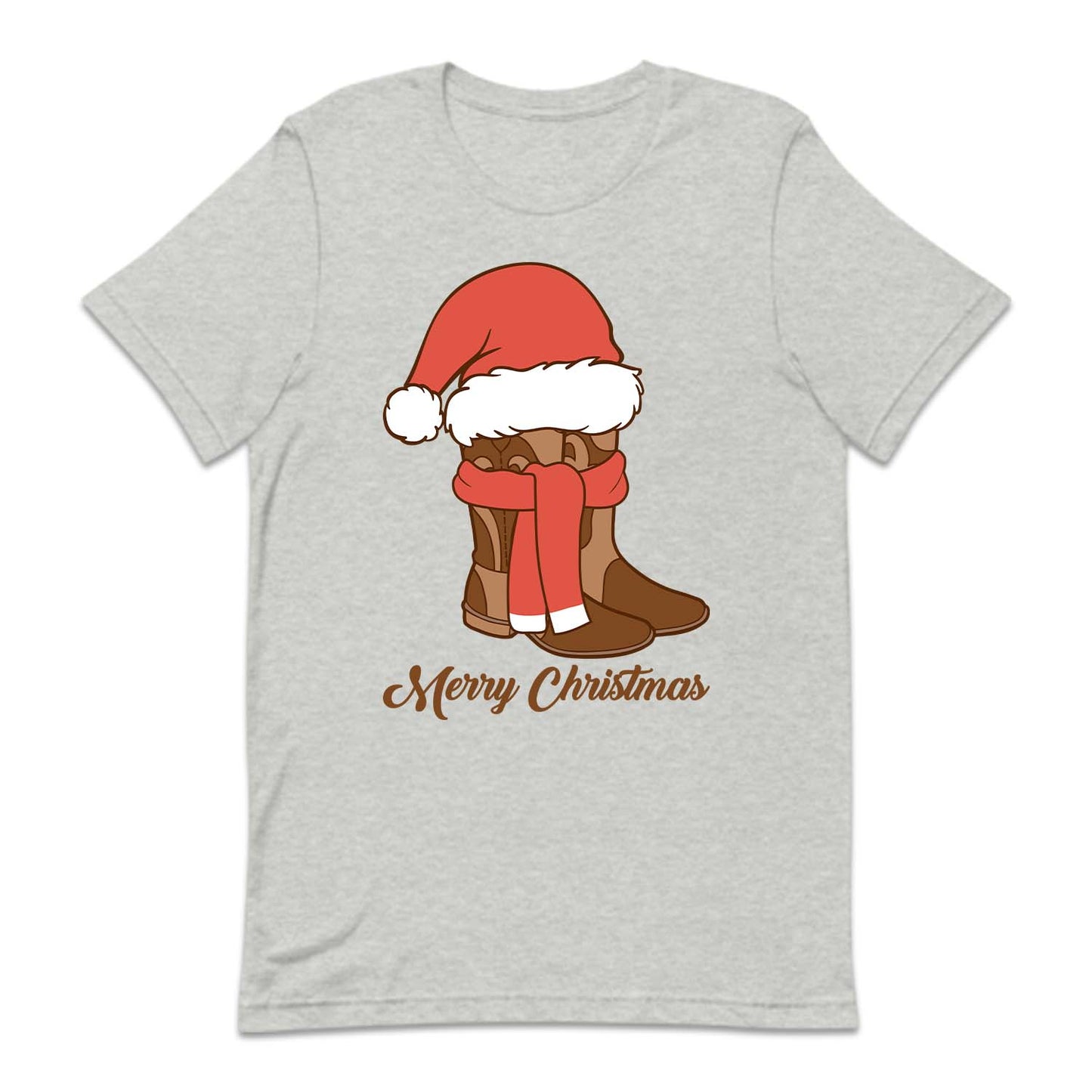 Western Christmas Rustic Santa Cowboy Boots Xmas | PRODUCT CODE: WTRNFVHLDCM