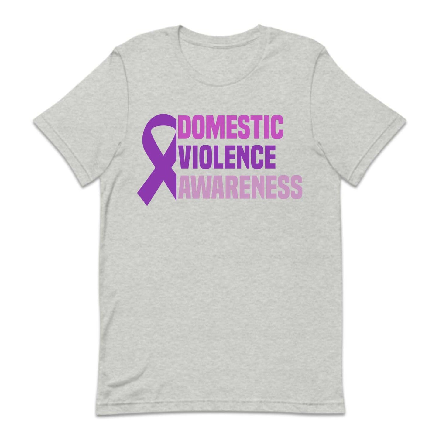 Domestic Violence Awareness Purple Ribbon DV Warrior | PRODUCT CODE: DSMTVLEAWR