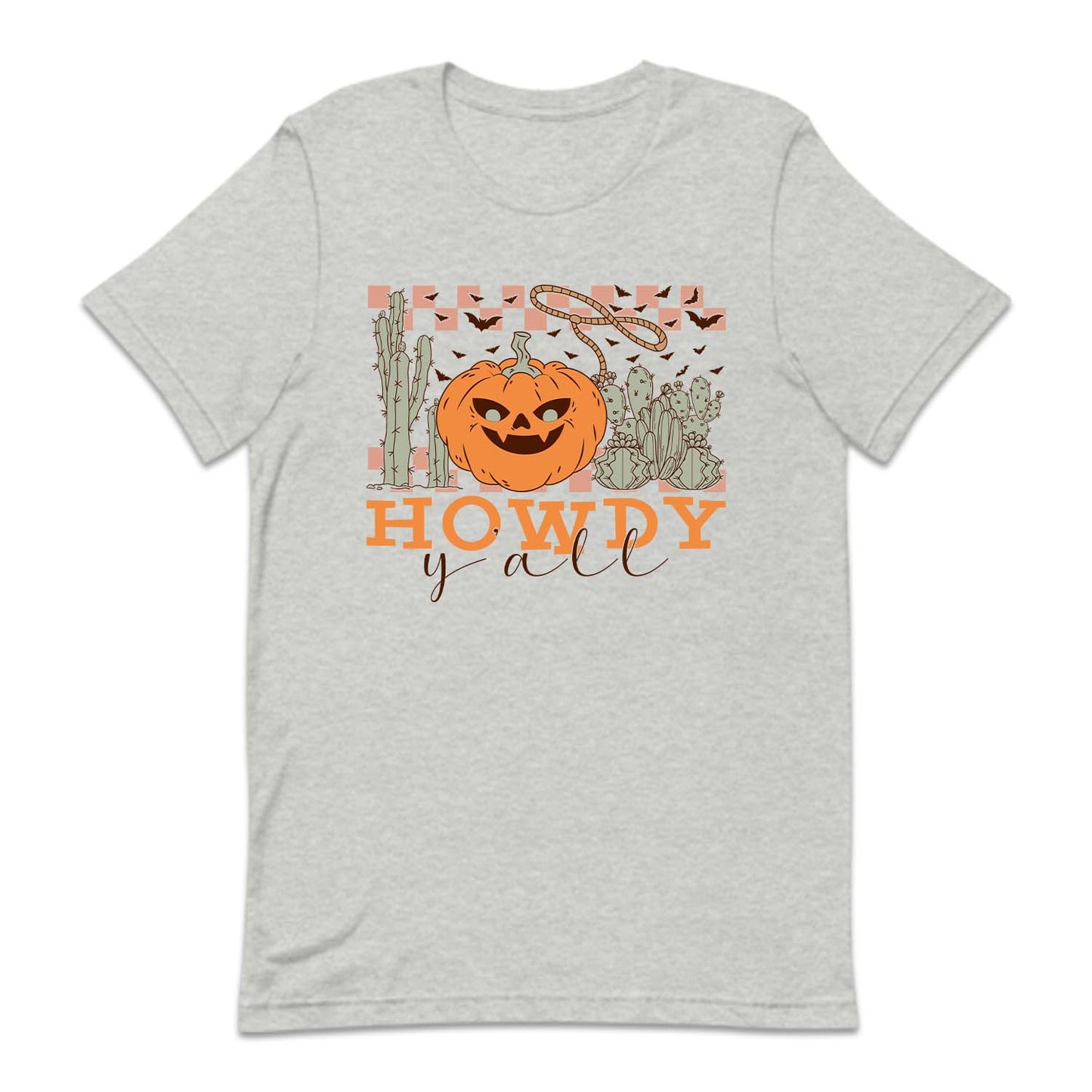 Howdy Y'all Cactus Pumpkin Western Halloween | PRODUCT CODE: HDYALWSTNC