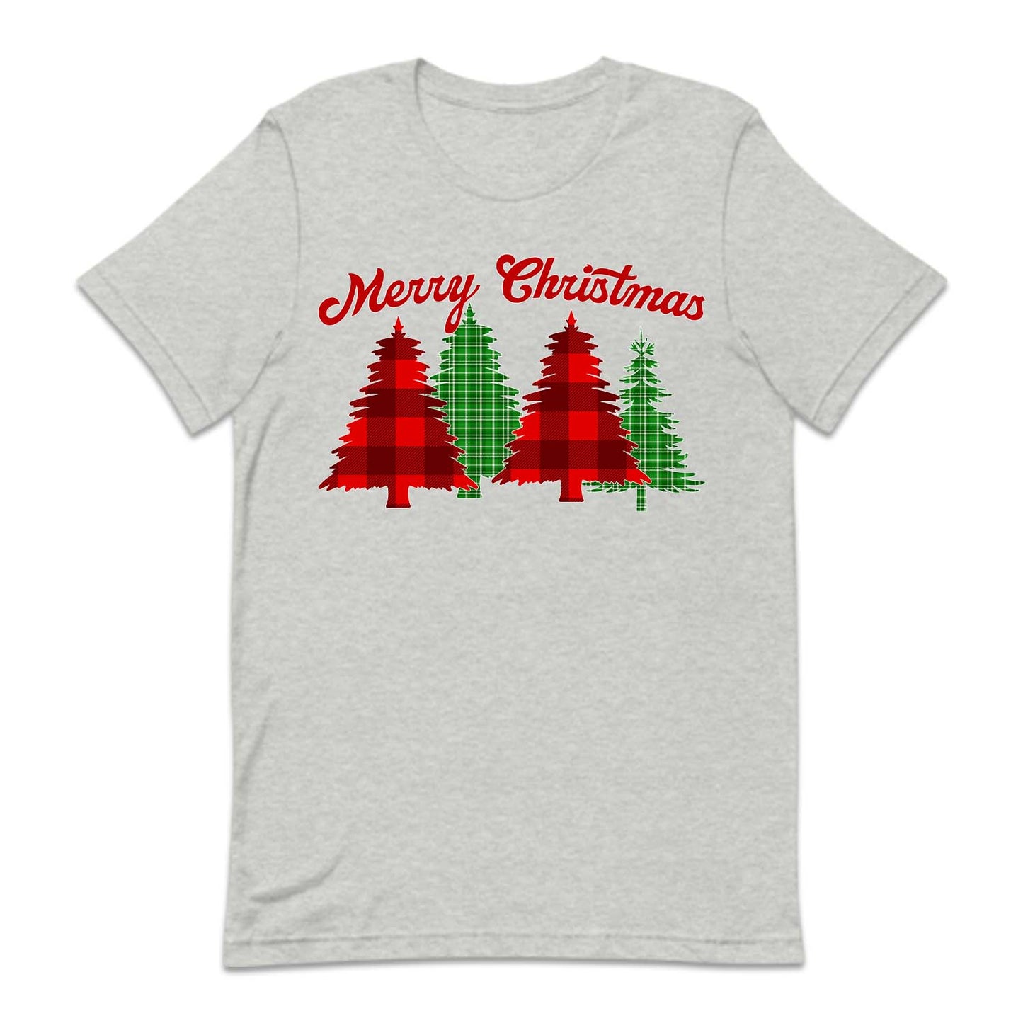 Merry Christmas Buffalo Plaid Trees Festive Xmas | PRODUCT CODE: MRYCHBFLOTRE