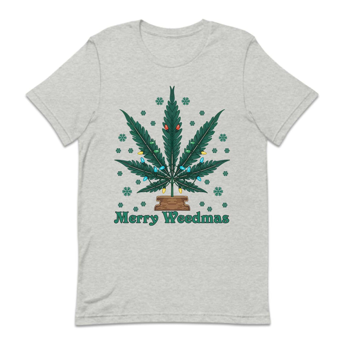 Christmas Merry Weedmas Cannabis Funny Weed Xmas | PRODUCT CODE: MRYWDMSCNB