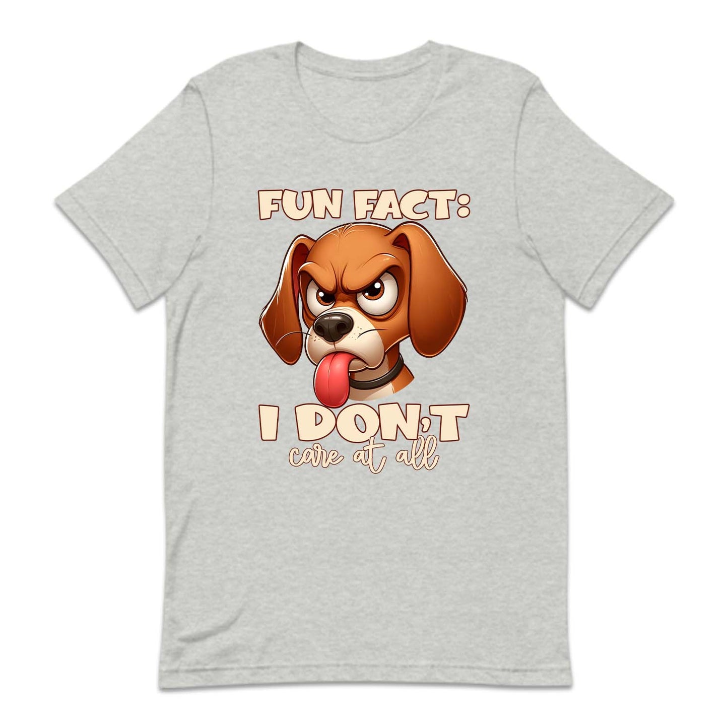 Fun Fact I Don't Care At All Angry Cartoon Dog | PRODUCT CODE: ANGCRTDPSC