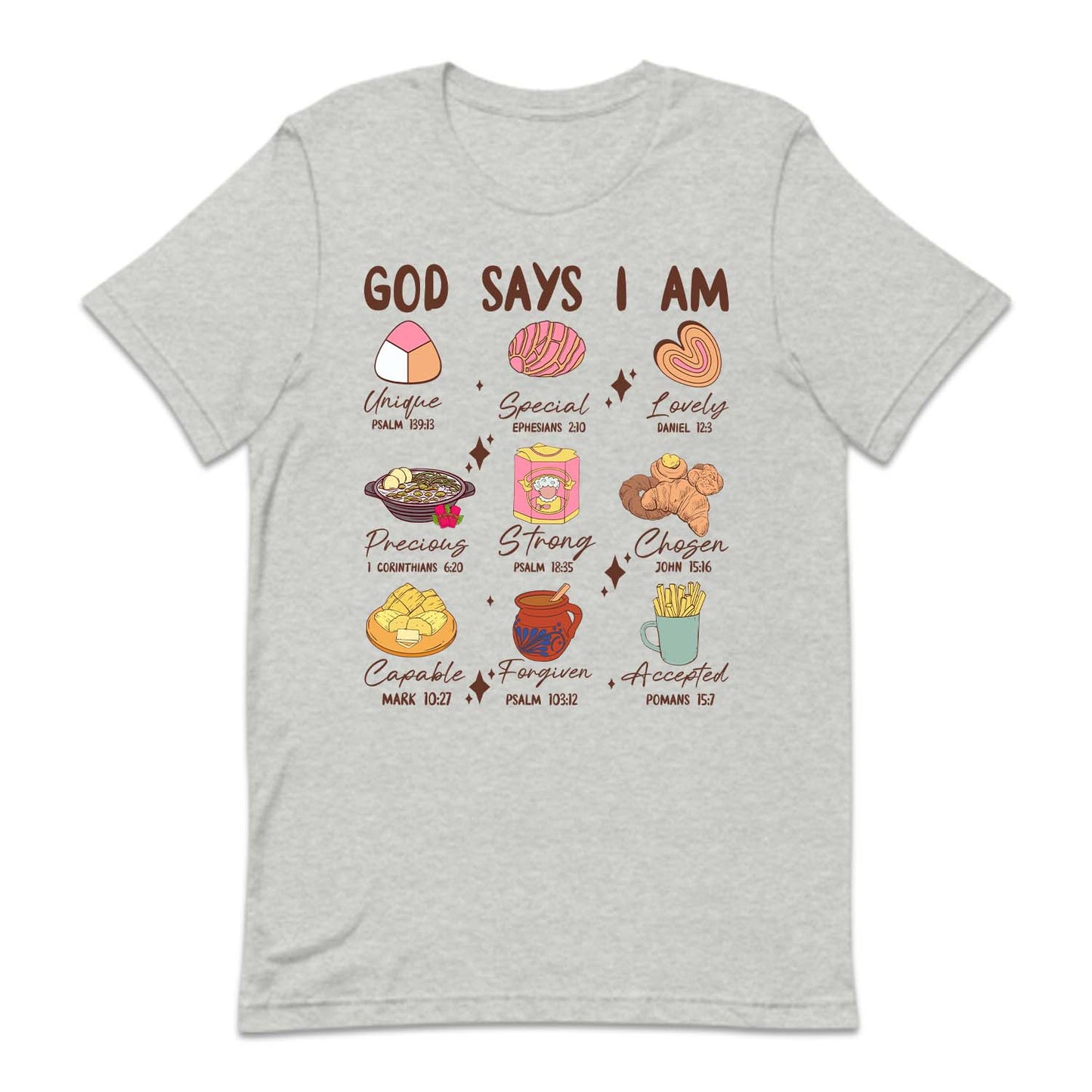 God Says I Am, Mexican Christmas Christian Bible Verse Latino Xmas | PRODUCT CODE: GDSYMACHRBL